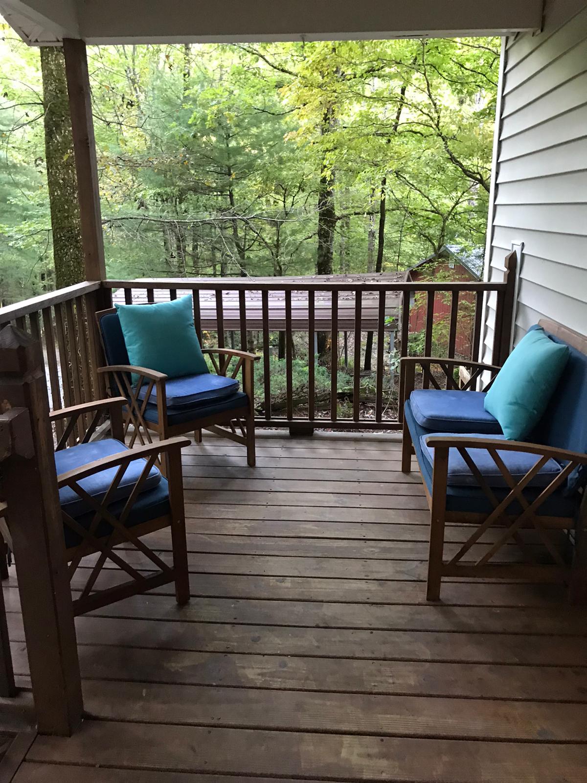 Brevard cabin with a harming view and a wood stove fireplace, Rosman, Highlands, Cashier, Lake Toxaway, cabin rental